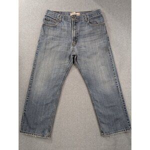 Levis 569 Jeans Mens Size 36x30 Blue Loose Fit Straight Leg Grunge Skater Y2K